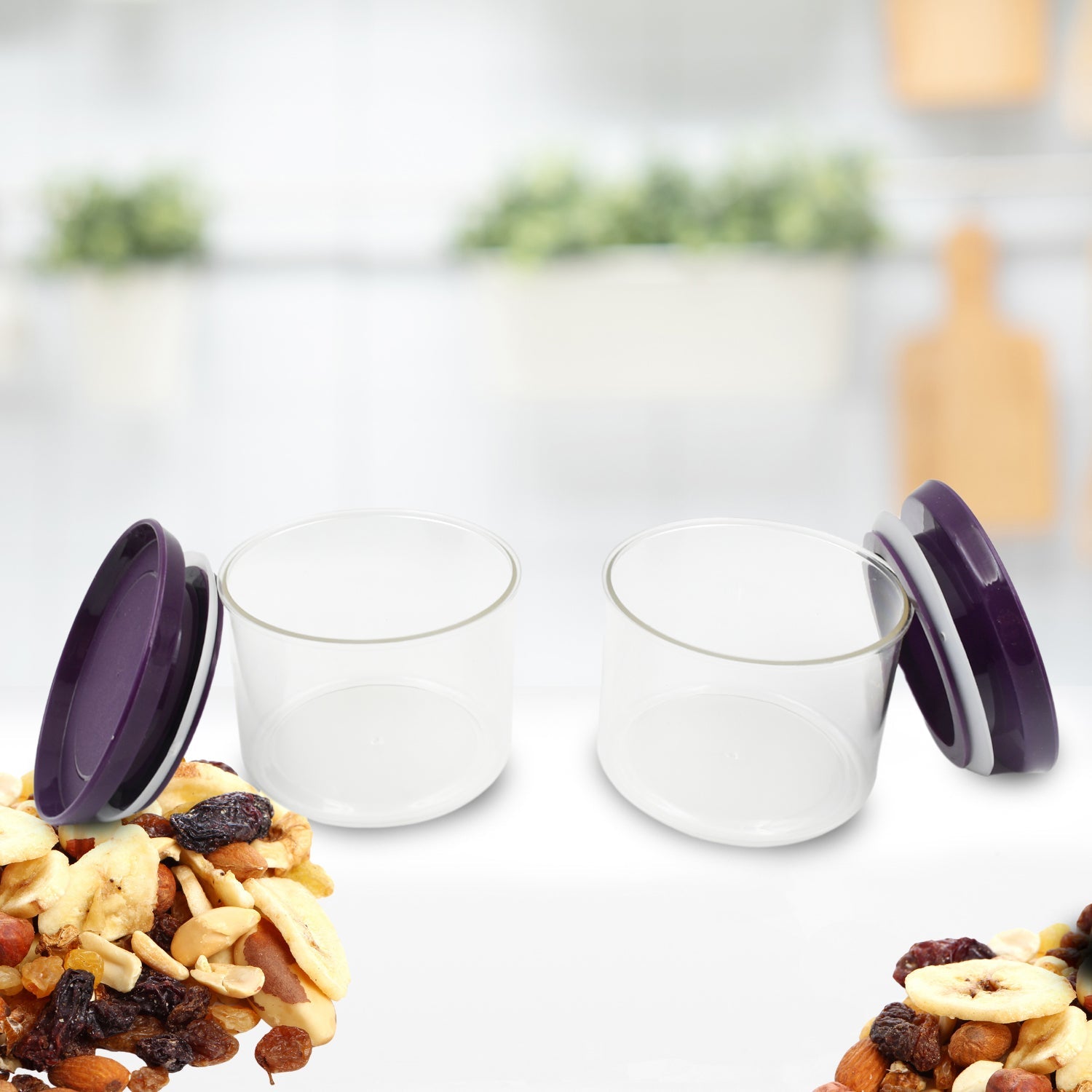 5551 Air Tight & Unbreakable Kitchen Jar Set Food Storage Containers for Dry Fruits, Spices, Snacks, Pulses 5551 Air Tight & Unbreakable Kitchen Jar Set Food Storage Containers for Dry Fruits, Spices, Snacks, Pulses